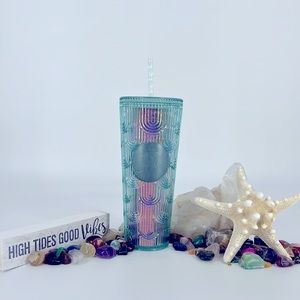 NWT Starbucks Spring 2022 Iridescent Plastic Cold Cup  Venti 24 oz